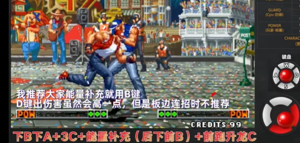 《拳皇97》高手必备：揭秘特瑞·博加德华丽连招技巧与实战应用策略