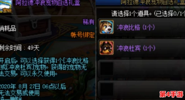 地下城与勇士》年度宠物选择指南：从属性加成到搭配策略，哪只年宠更适合你的冒险之旅？