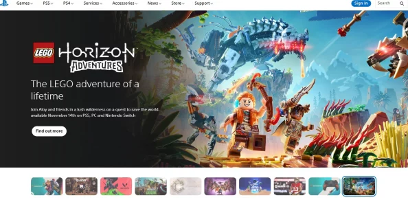 《乐高地平线大冒险》PS平台独家预售开启，解锁全新探险旅程，11月14日全球同步震撼上市！