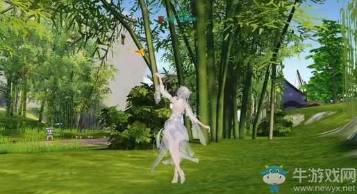 《天下》手游独家揭秘：青竹繁花新时装，自然雅韵间藏尽春日秘境风情