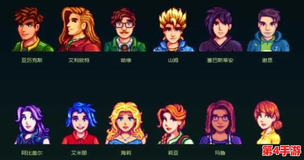 《星露谷物语》魅力男性角色大赏：寻找你的完美伴侣，深度剖析各男角个性与故事线