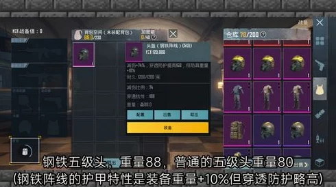 地铁逃生装备大比拼：揭秘六级套装中哪一款防御性能傲视群雄？