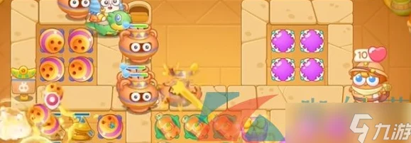 《保卫萝卜4》法老归来第90关全攻略：回旋镖与橘子汽水助力，轻松清除障碍通关技巧