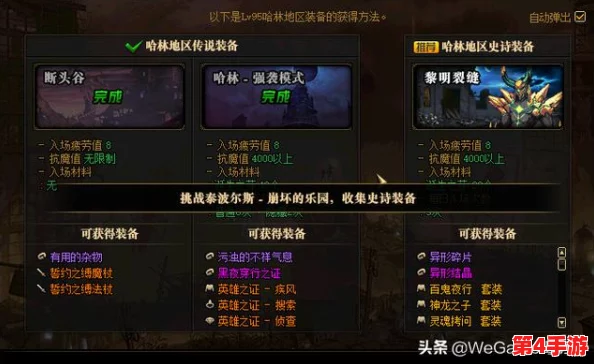 DNF史诗之路：精选角色专属路线，助力勇士征战异界最强装备选择攻略