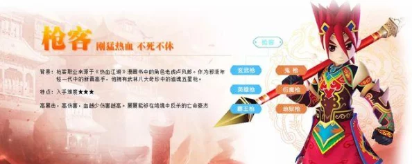 热血江湖手游：揭秘最强职业对抗枪客策略，谁主沉浮的武侠对决！