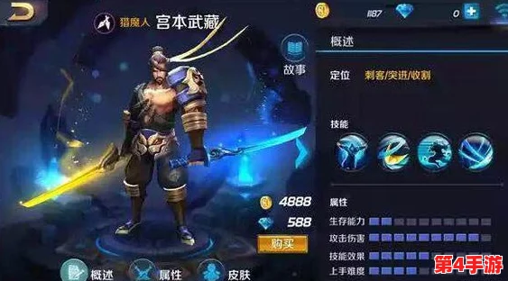 王者荣耀宫本武藏5V5实战技巧：技能加点与路线选择全面攻略