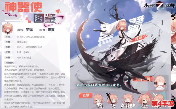 深度探索《永远的7日之都》:死神少女羽弥角色魅力与实战表现全解析图鉴 深度探索《永远的7日之都》:死神少女羽弥角色魅力与实战表现全解析图鉴