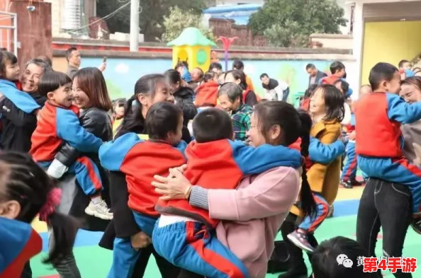 梅开二度公园当着孩子的面，欢声笑语中重温童年乐趣与亲子互动的新体验