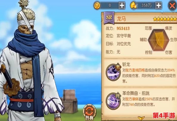 航海纪元:龙马跃升橙卡境界,技能革新与战力飙升全面剖析 航海纪元:龙马跃升橙卡境界,技能革新与战力飙升全面剖析